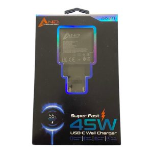 AND 45WATT ULTRA HIZLI TYPE-C GİRİŞLİ ŞARJ BAŞLIĞI